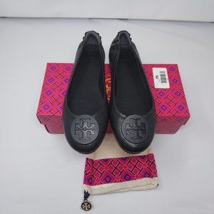 Tory Burch Minnie Black Ballet Flats